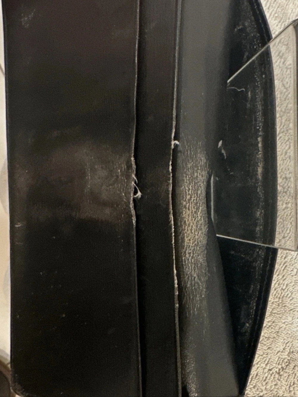 LV Louis Vuitton Black Epi Leather Long Wallet - Picture 5 of 8